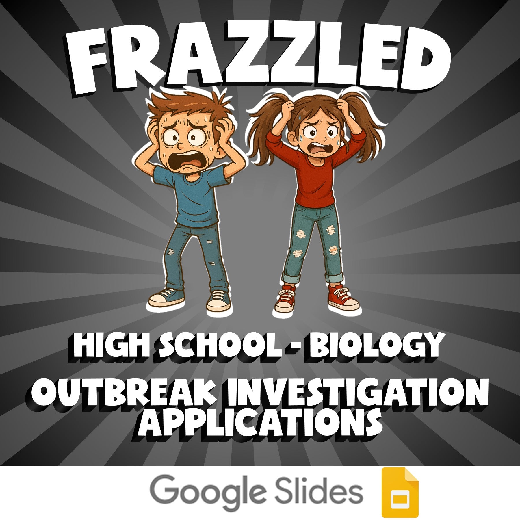 Outbreak Investigation Applications FRAZZLED Science Game - No Prep Biology
