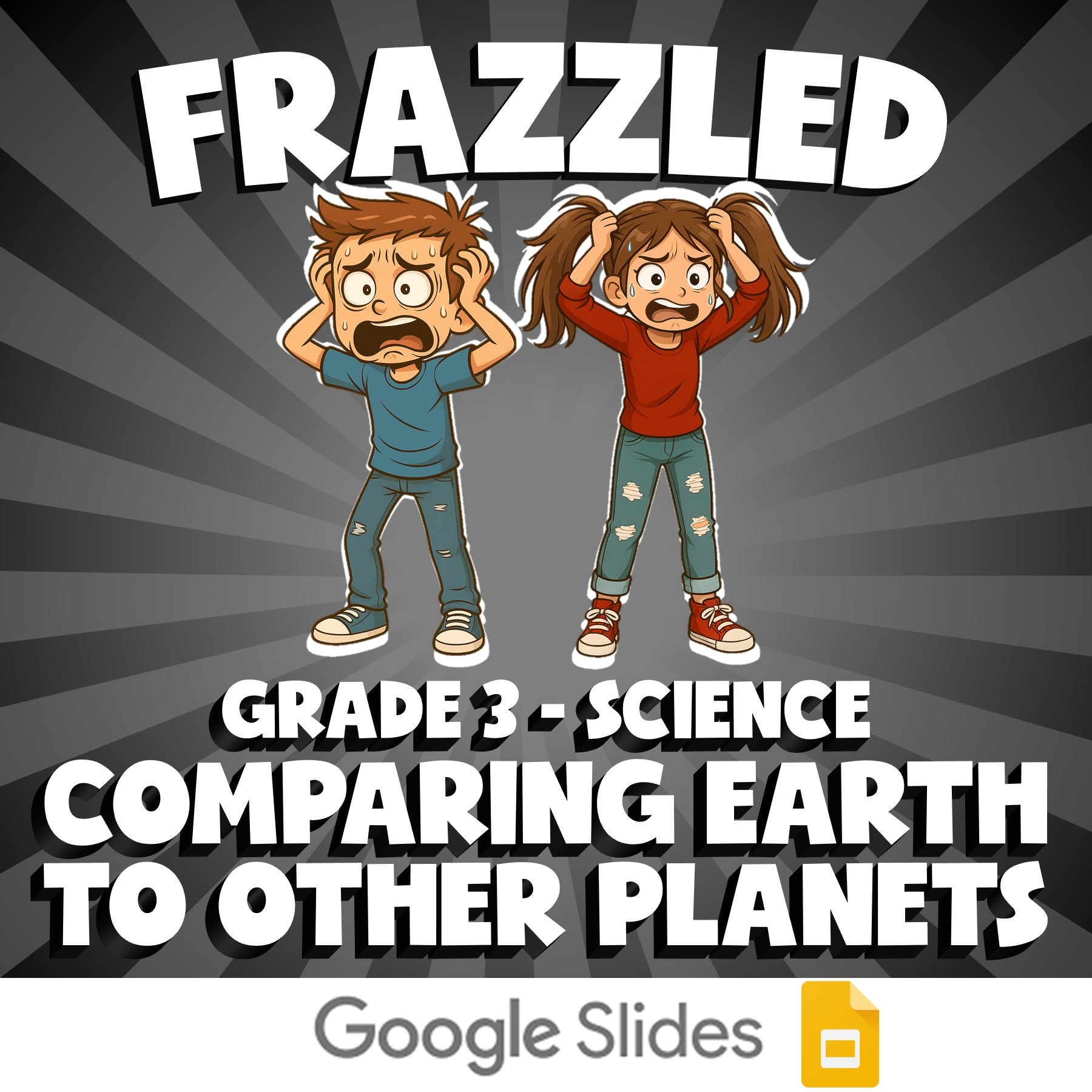 Comparing Earth to Other Planets FRAZZLED Science Game - No Prep Grade 3 Review