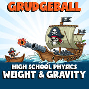 Weight & Gravity GRUDGEBALL Science Game - No Prep Physics Review Activity