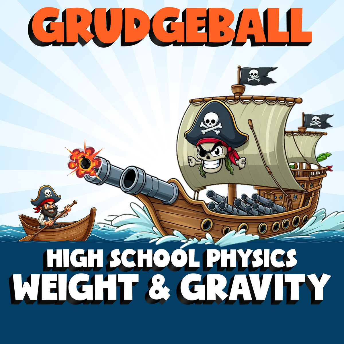 Weight & Gravity GRUDGEBALL Science Game - No Prep Physics Review Activity