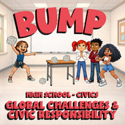Global Challenges & Civic Responsibility BUMP Civics Game - No Prep Review