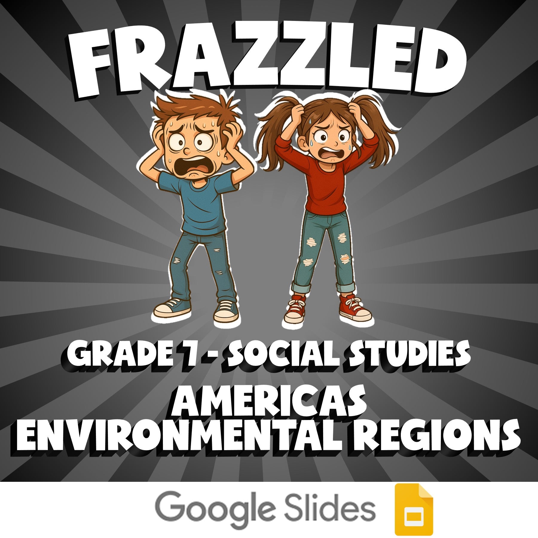 Americas Environmental Regions FRAZZLED Socials Game - No Prep Grade 7 Review