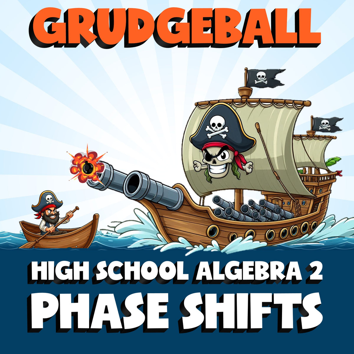 Phase Shifts GRUDGEBALL Math Game - No Prep Algebra 2 Review Activity
