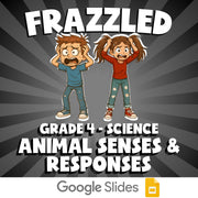 Animal Senses & Responses FRAZZLED Science Game - No Prep Grade 4 Review
