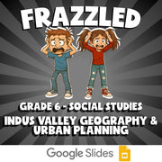 Indus Valley Geography & Urban Planning FRAZZLED Socials Game - No Prep Grade 6