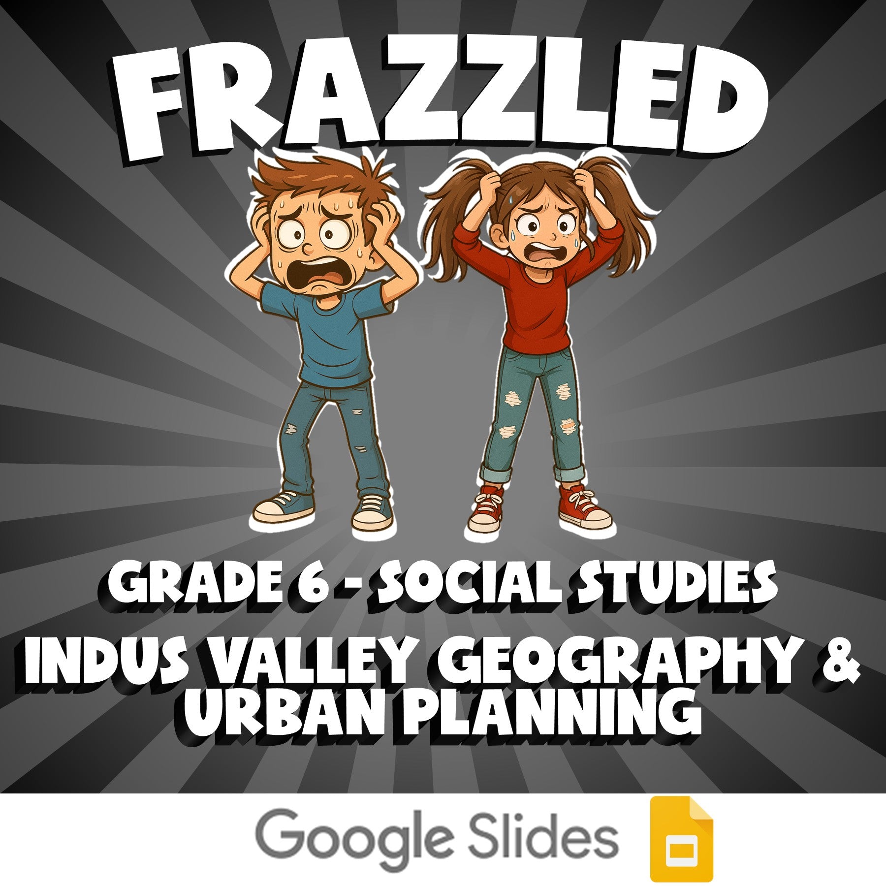 Indus Valley Geography & Urban Planning FRAZZLED Socials Game - No Prep Grade 6