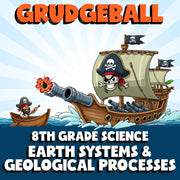 Earth Systems & Geological Processes GRUDGEBALL Science Game - No Prep Grade 8