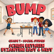 Schism Between Byzantine East & West BUMP Socials Game - No Prep Grade 7 Review