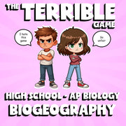 Biogeography THE TERRIBLE GAME - No Prep AP Biology Science Review Activity