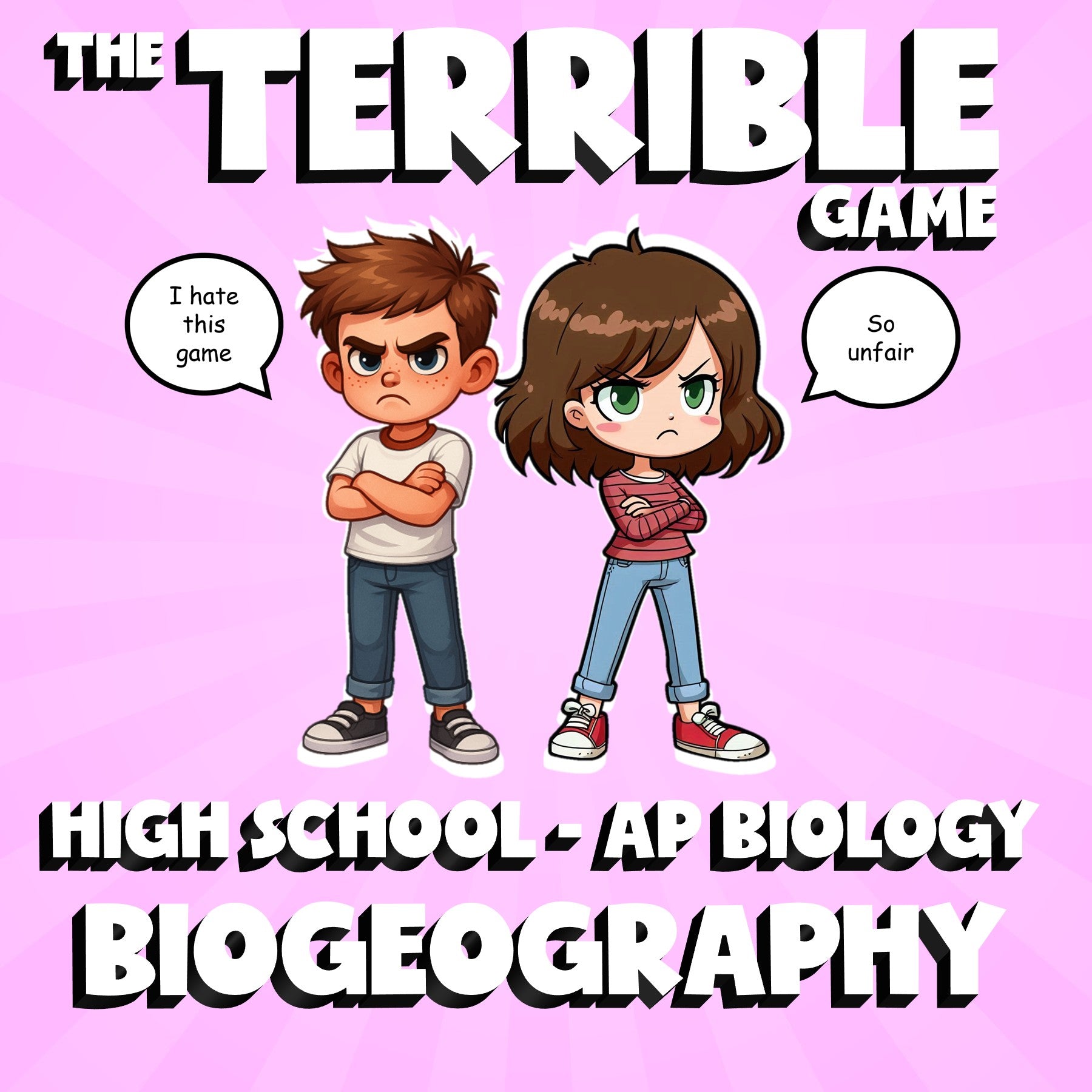 Biogeography THE TERRIBLE GAME - No Prep AP Biology Science Review Activity