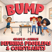 Defining Problems & Constraints BUMP Science Game - No Prep Grade 5 Review