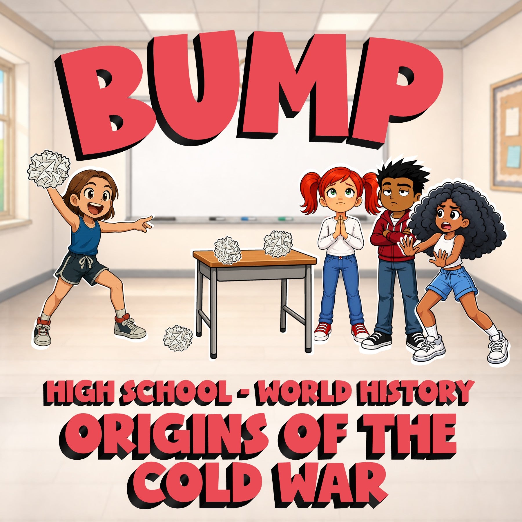 Origins of the Cold War BUMP Game - No Prep World History Review Activity