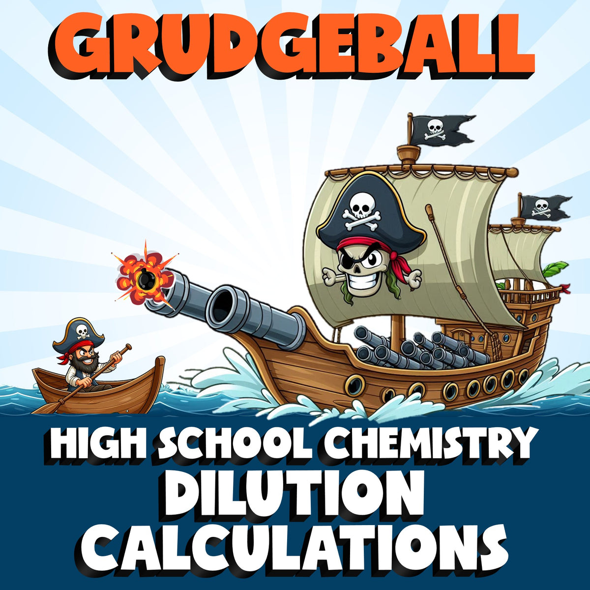 Dilution Calculations GRUDGEBALL Science Game - No Prep Chemistry Review