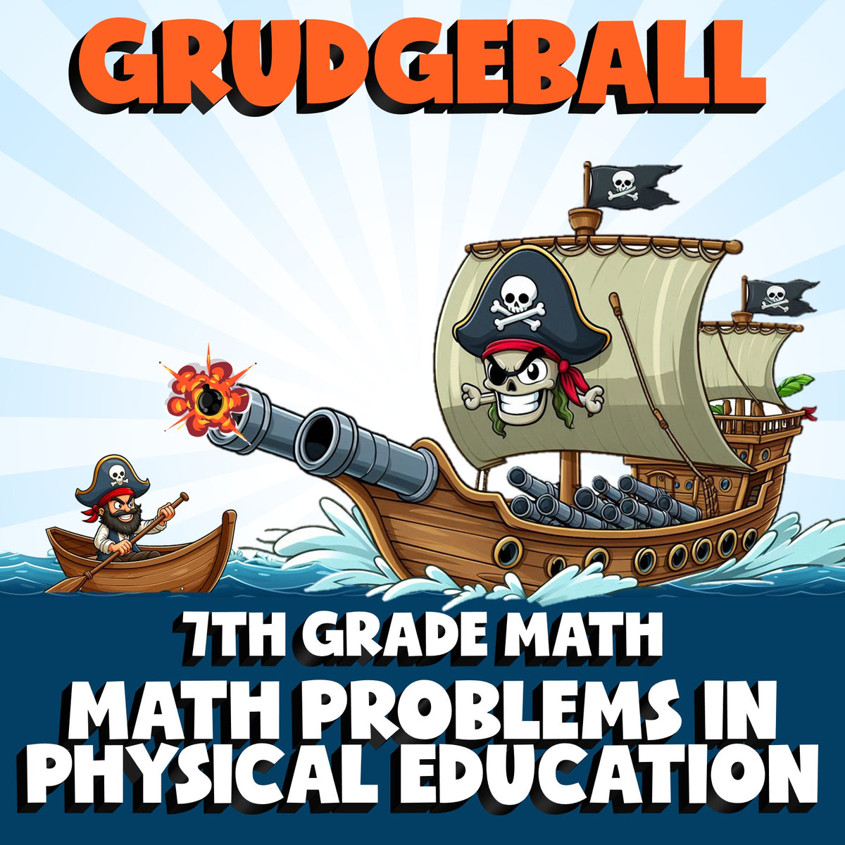 Math Problems in Physical Education GRUDGEBALL Math Game - No Prep Grade 7