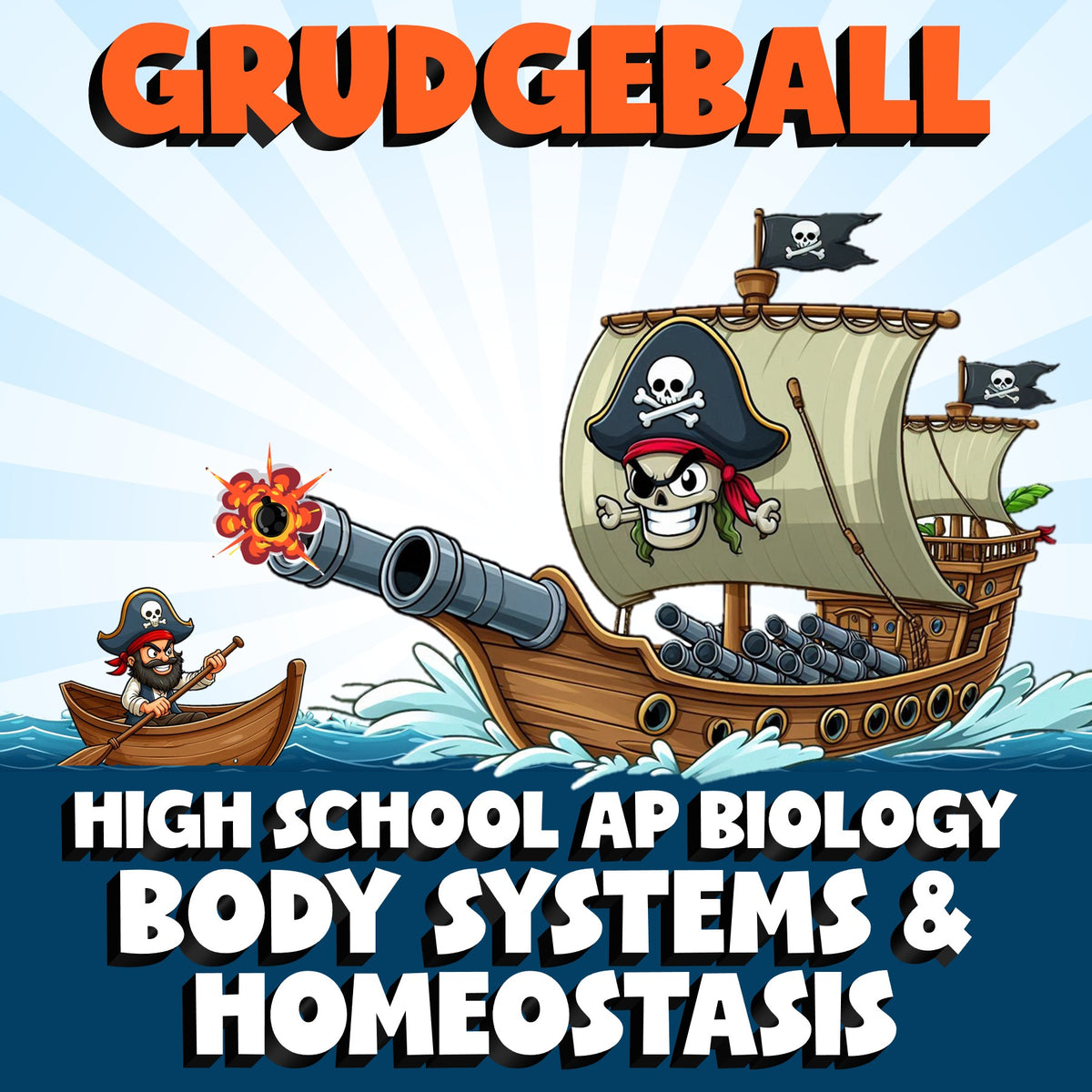 Body Systems & Homeostasis GRUDGEBALL Science Game - No Prep AP Biology Review