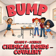 Chemical Bonds – Covalent BUMP Science Game - No Prep Grade 9 Review Activity