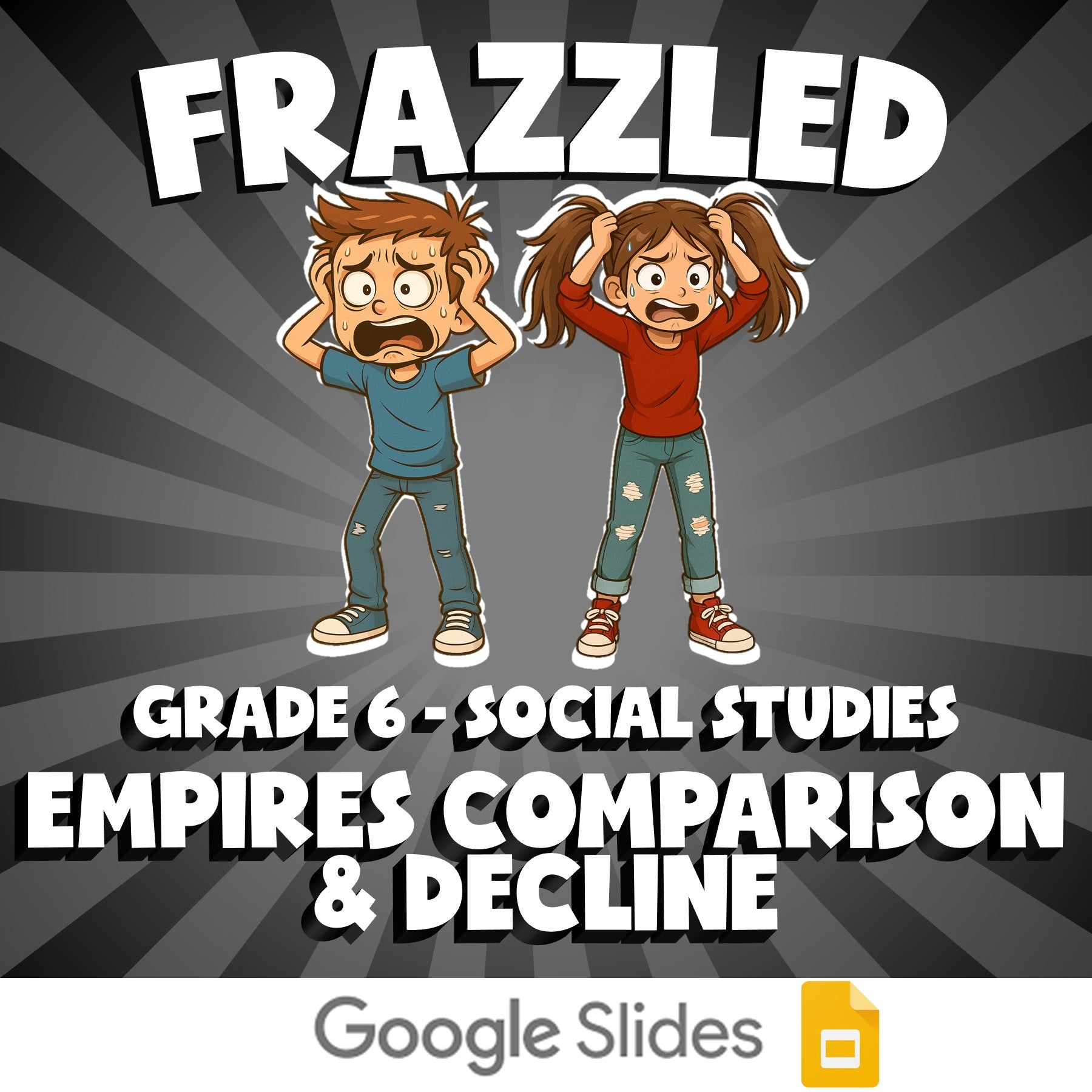 Empires Comparison & Decline FRAZZLED Socials Game - No Prep Grade 6 Review