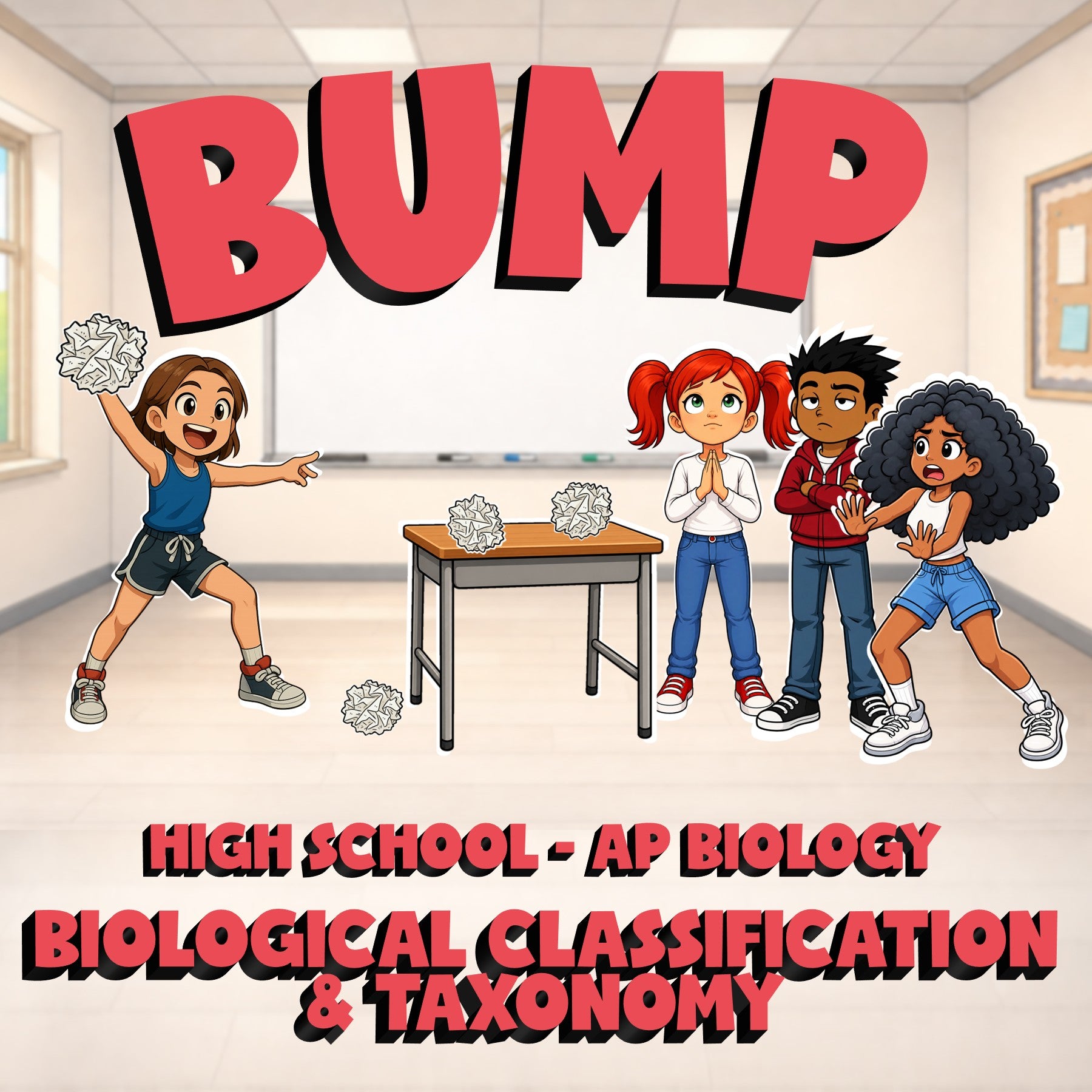 Biological Classification & Taxonomy BUMP Science Game - No Prep AP Biology