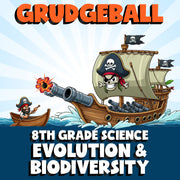 Evolution & Biodiversity GRUDGEBALL Science Game - No Prep Grade 8 Review