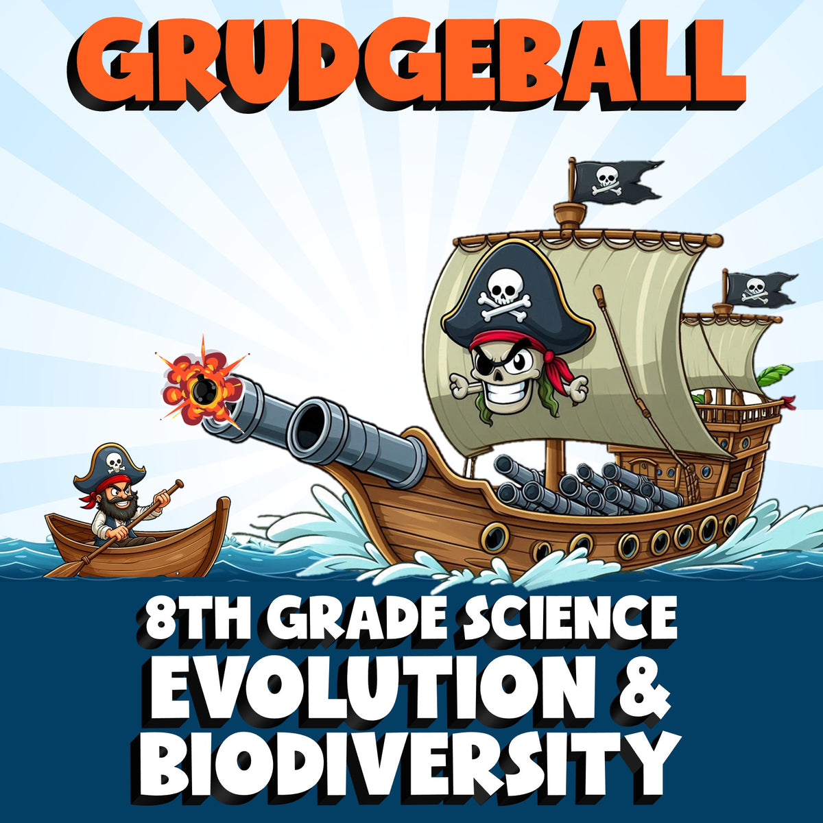 Evolution & Biodiversity GRUDGEBALL Science Game - No Prep Grade 8 Review