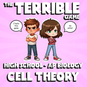 Cell Theory THE TERRIBLE GAME - No Prep AP Biology Science Review Activity