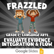 Evaluate Evidence Integration & Flow FRAZZLED ELA Game - No Prep Grade 11 Review