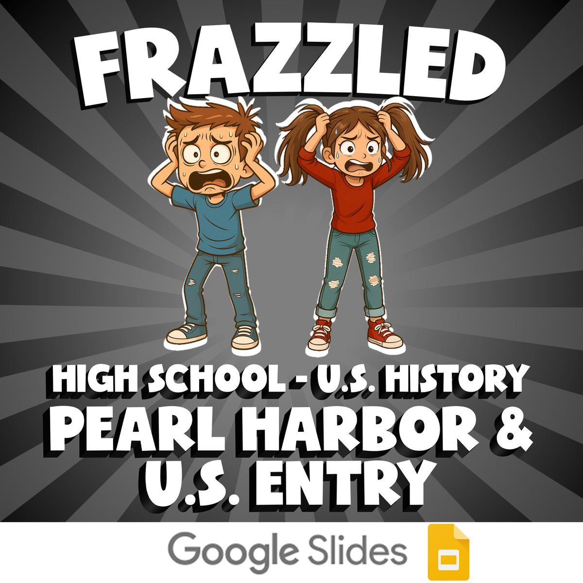 Pearl Harbor & U.S. Entry FRAZZLED U.S. History Game - No Prep Review Activity