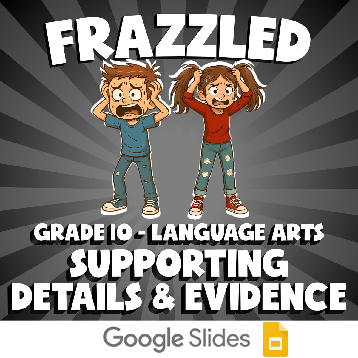 Supporting Details & Evidence FRAZZLED ELA Game - No Prep Grade 10 Review