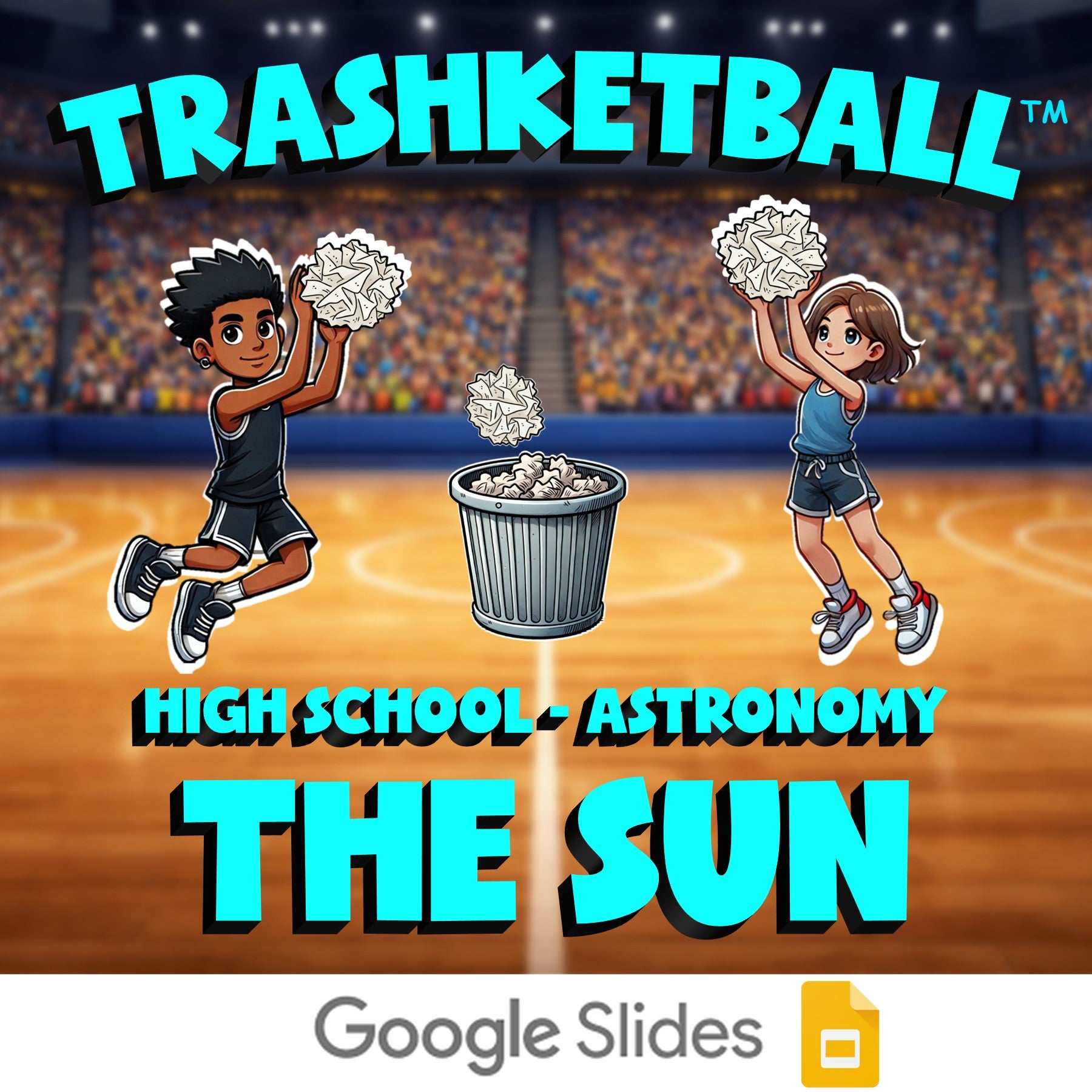 The Sun TRASHKETBALL Science Game - No Prep Astronomy Review Activity