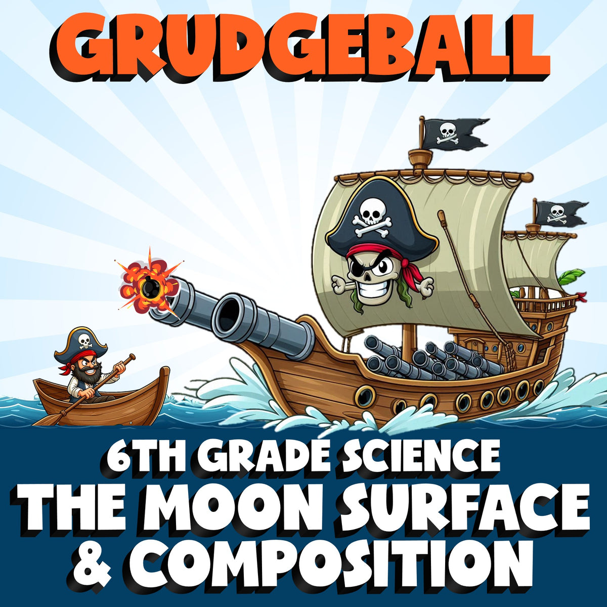 The Moon Surface & Composition GRUDGEBALL Science Game - No Prep Grade 6 Review