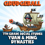 Yuan & Ming Dynasties GRUDGEBALL Socials Game - No Prep Grade 7 Review Activity