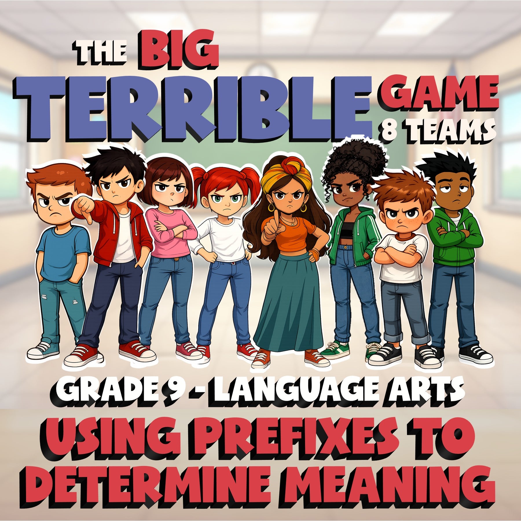 Using Prefixes to Determine Meaning BIG TERRIBLE GAME - Grade 9 ELA Review