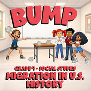 Migration in U.S. History BUMP Socials Game - No Prep Grade 4 Review Activity