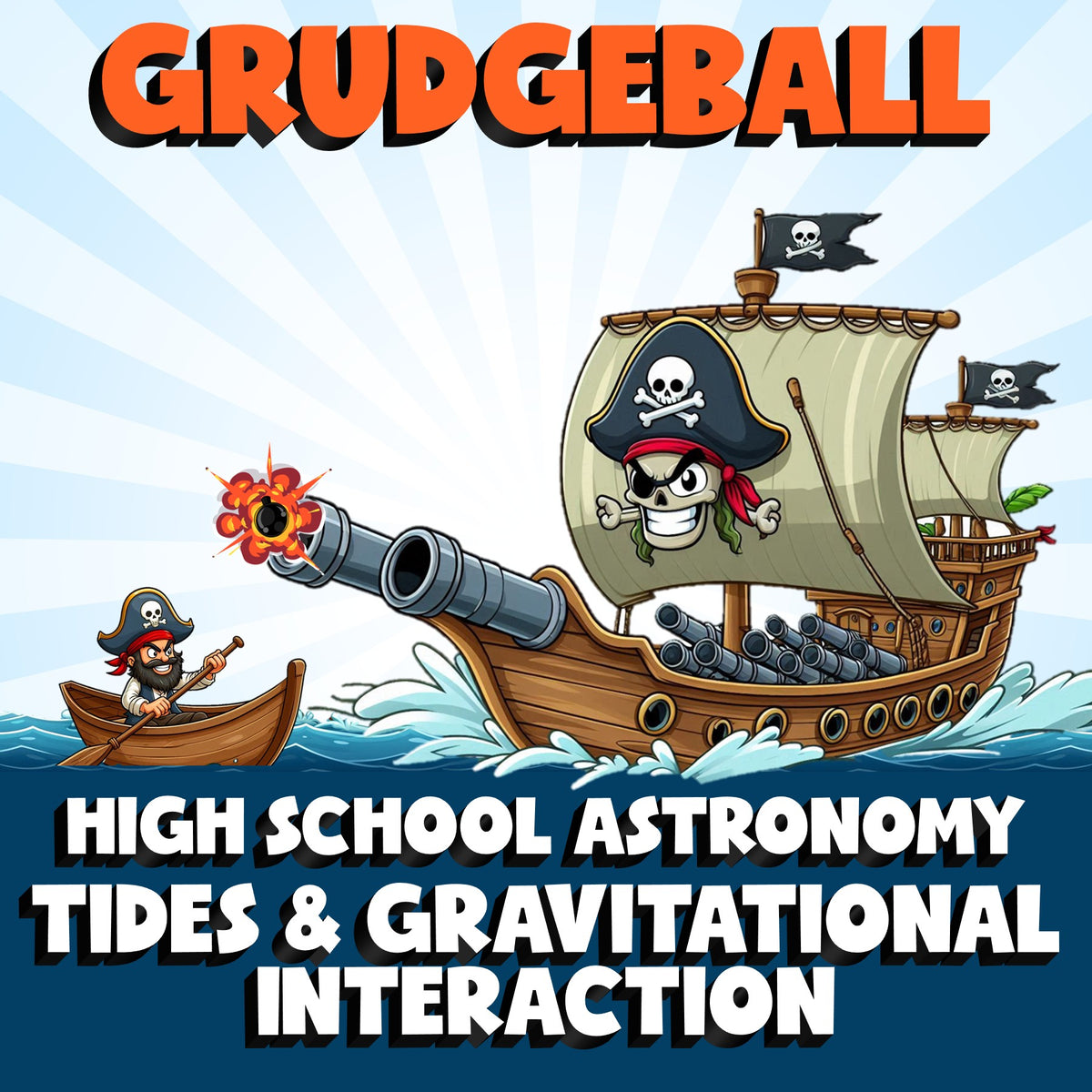 Tides & Gravitational Interaction GRUDGEBALL Science Game - No Prep Astronomy