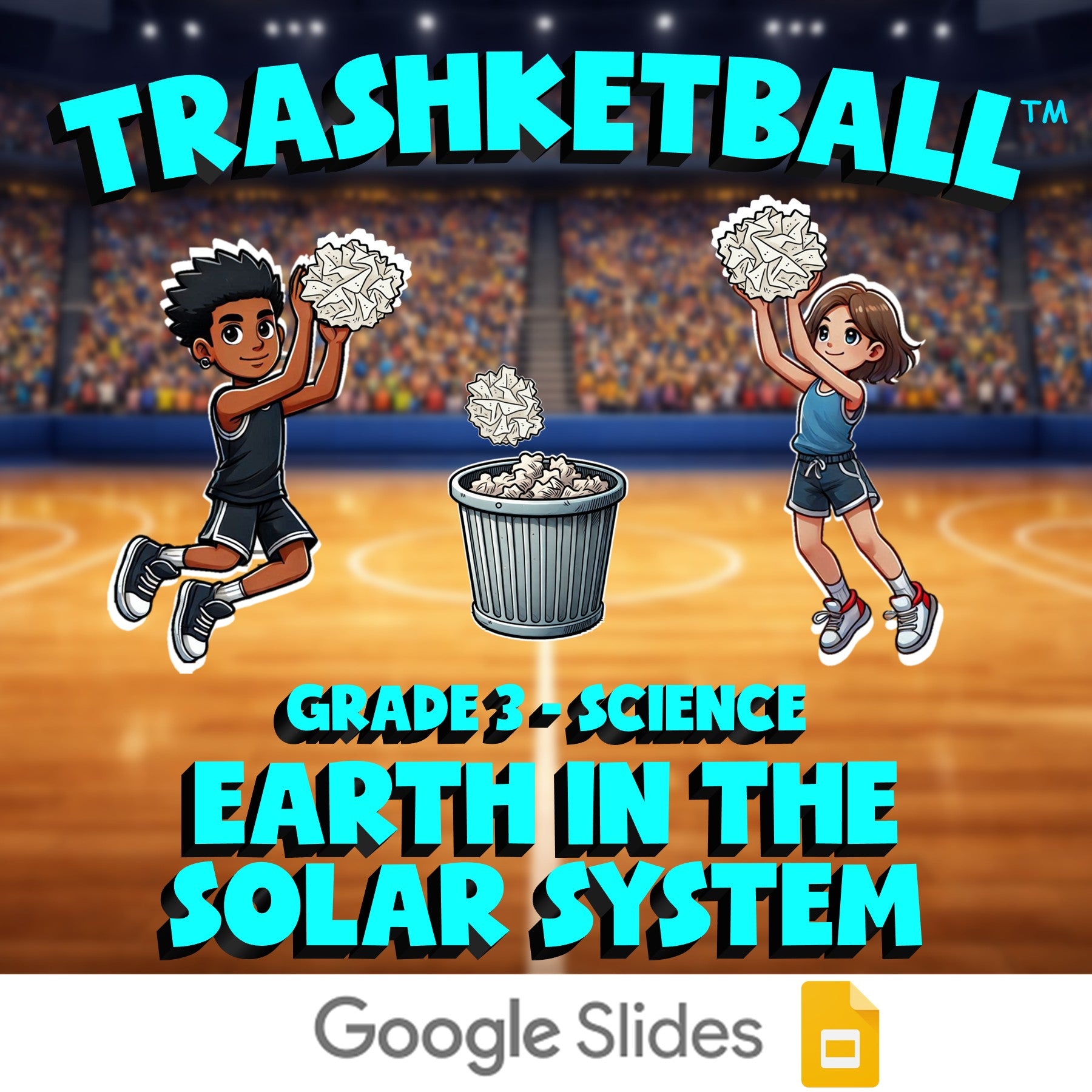 Earth in the Solar System TRASHKETBALL Science Game - No Prep Grade 3 Review