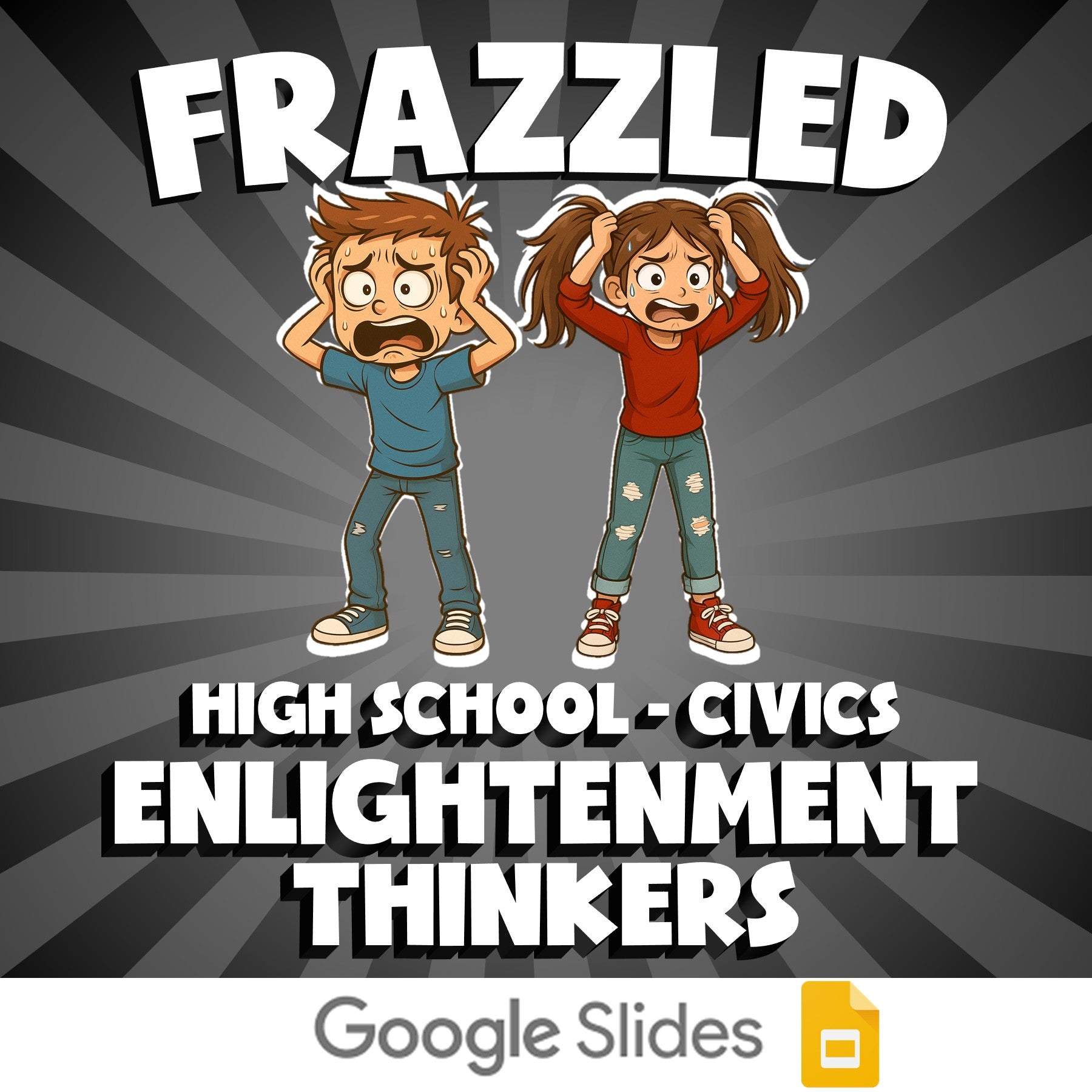 Enlightenment Thinkers FRAZZLED Civics Game - No Prep Review Activity