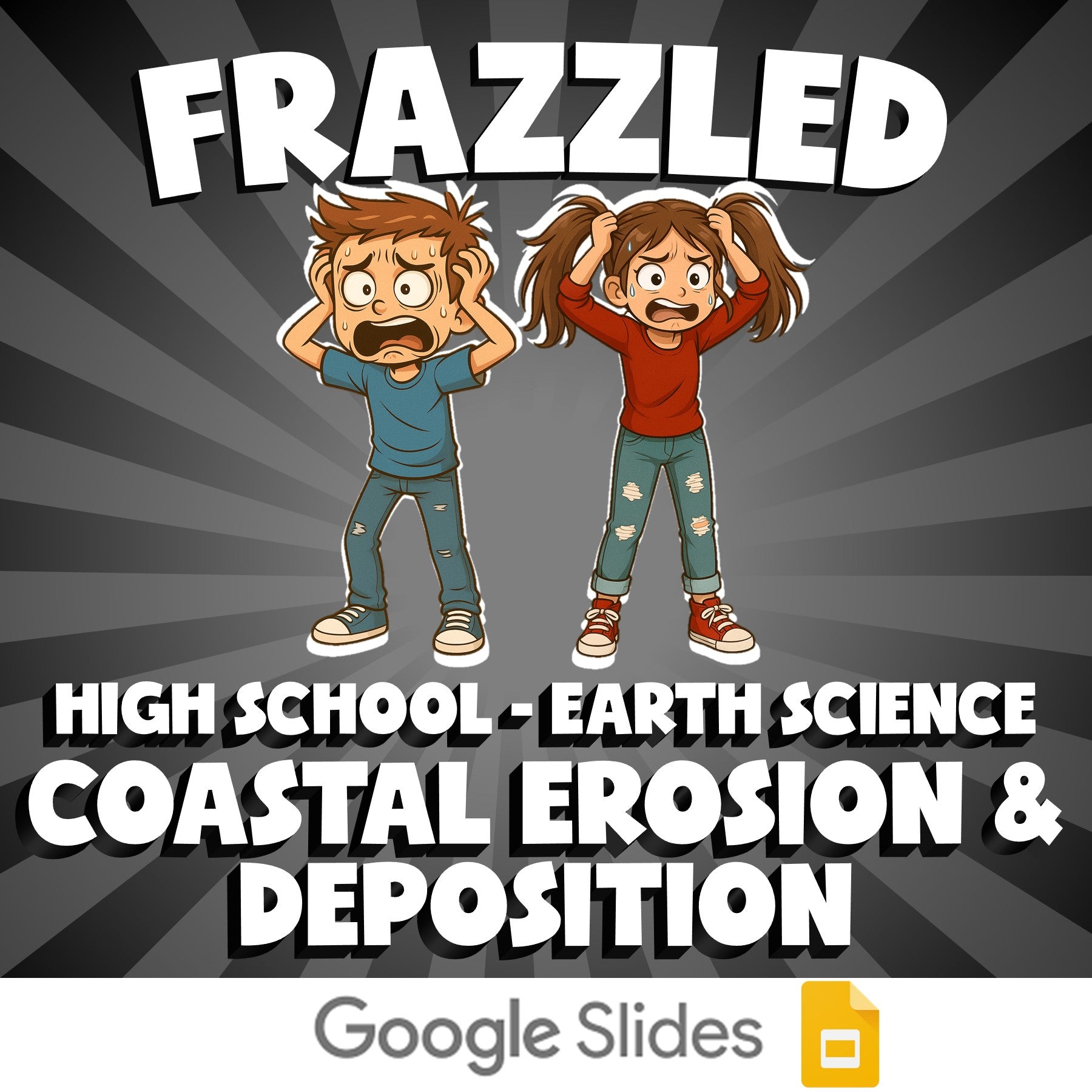 Coastal Erosion & Deposition FRAZZLED Game - No Prep Earth Science Review