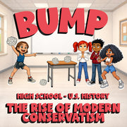 The Rise of Modern Conservatism BUMP U.S. History Game - No Prep Review Activity