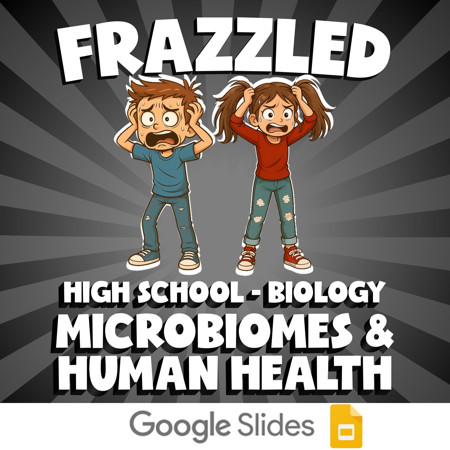 Microbiomes & Human Health FRAZZLED Science Game - No Prep Biology Review