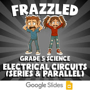 Electrical Circuits (Series & Parallel) FRAZZLED Science Game - No Prep Grade 5