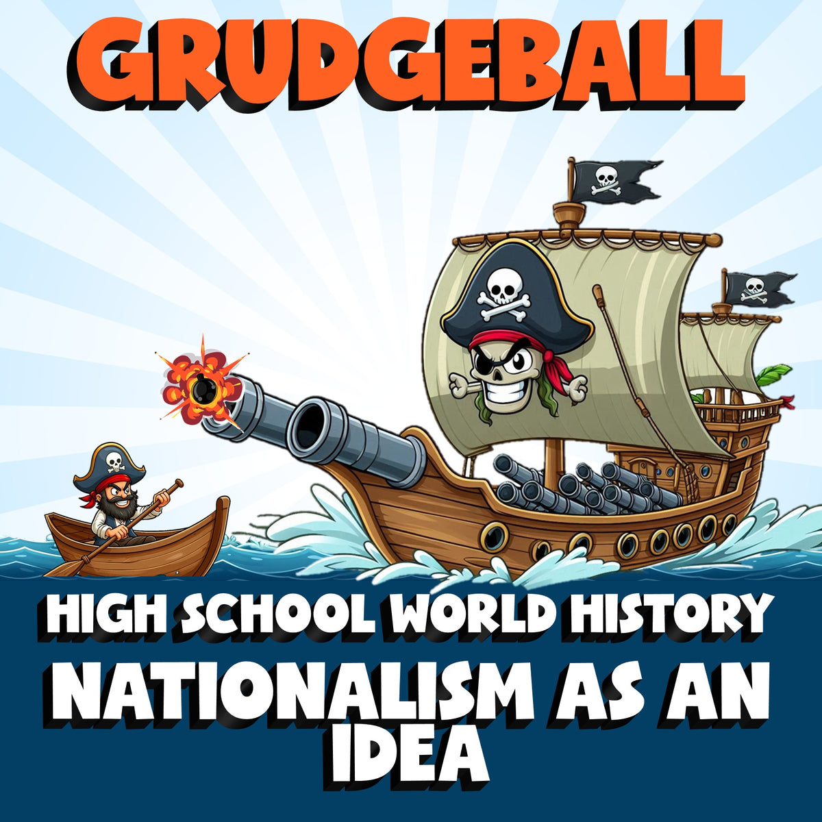 Nationalism as an Idea GRUDGEBALL Game - No Prep World History Review Activity