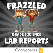 Lab Reports FRAZZLED Science Game - No Prep Grade 7 Review Activity