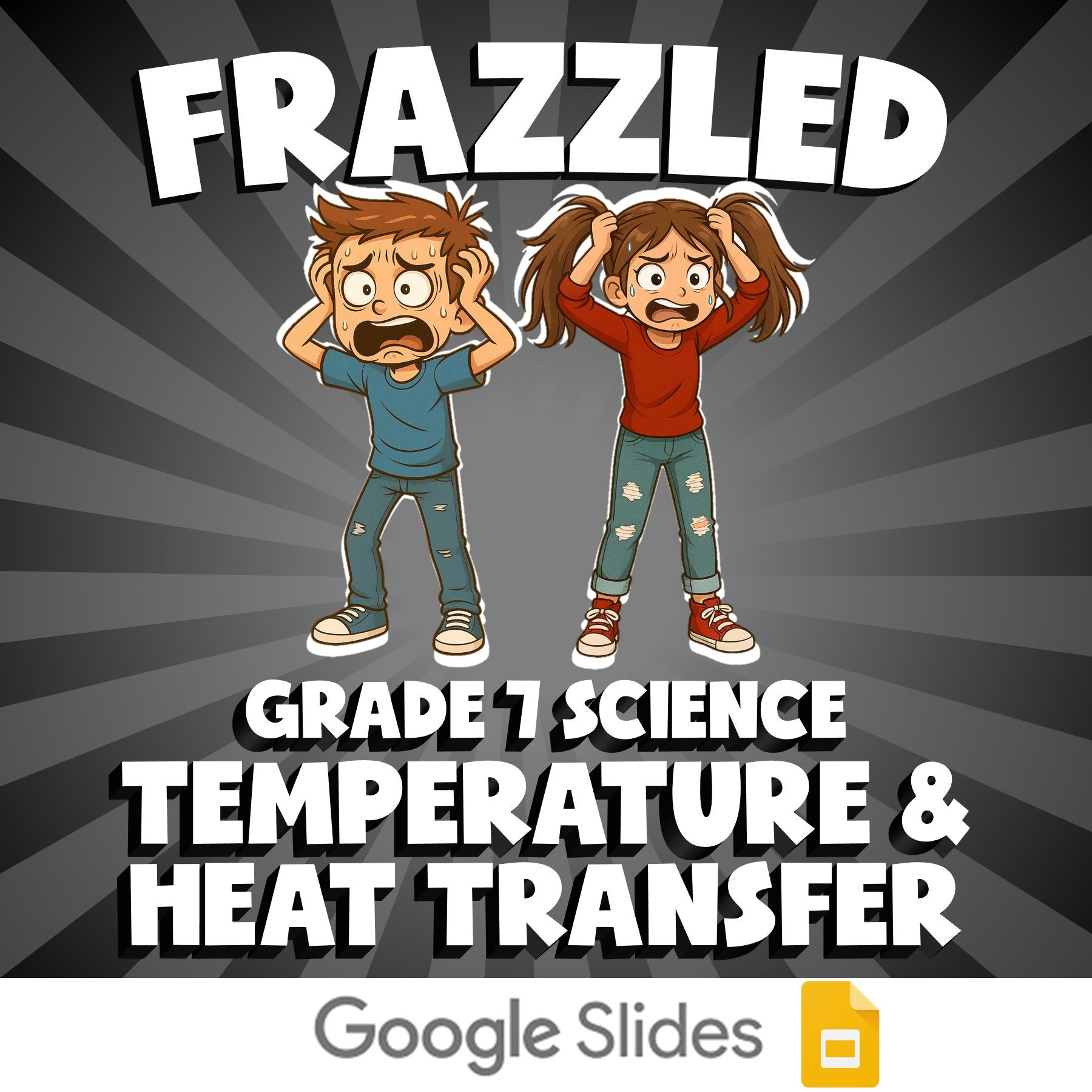 Temperature & Heat Transfer FRAZZLED Science Game - No Prep Grade 7 Review