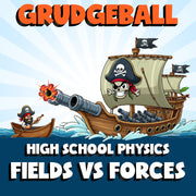 Fields vs Forces GRUDGEBALL Science Game - No Prep Physics Review Activity