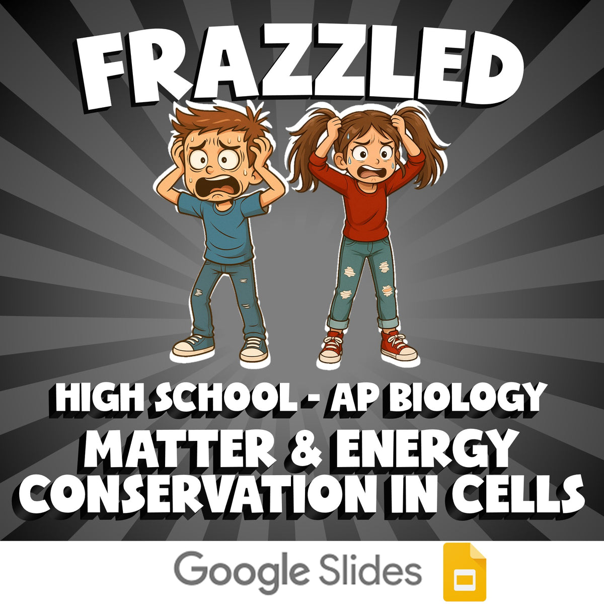 Matter & Energy Conservation in Cells FRAZZLED Science Game - No Prep AP Biology