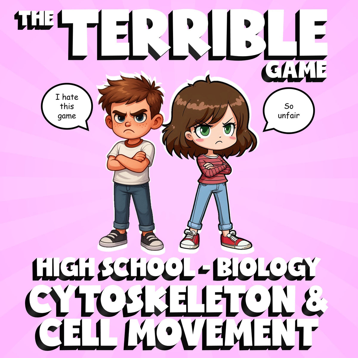 Cytoskeleton & Cell Movement THE TERRIBLE GAME - No Prep Biology Science Review