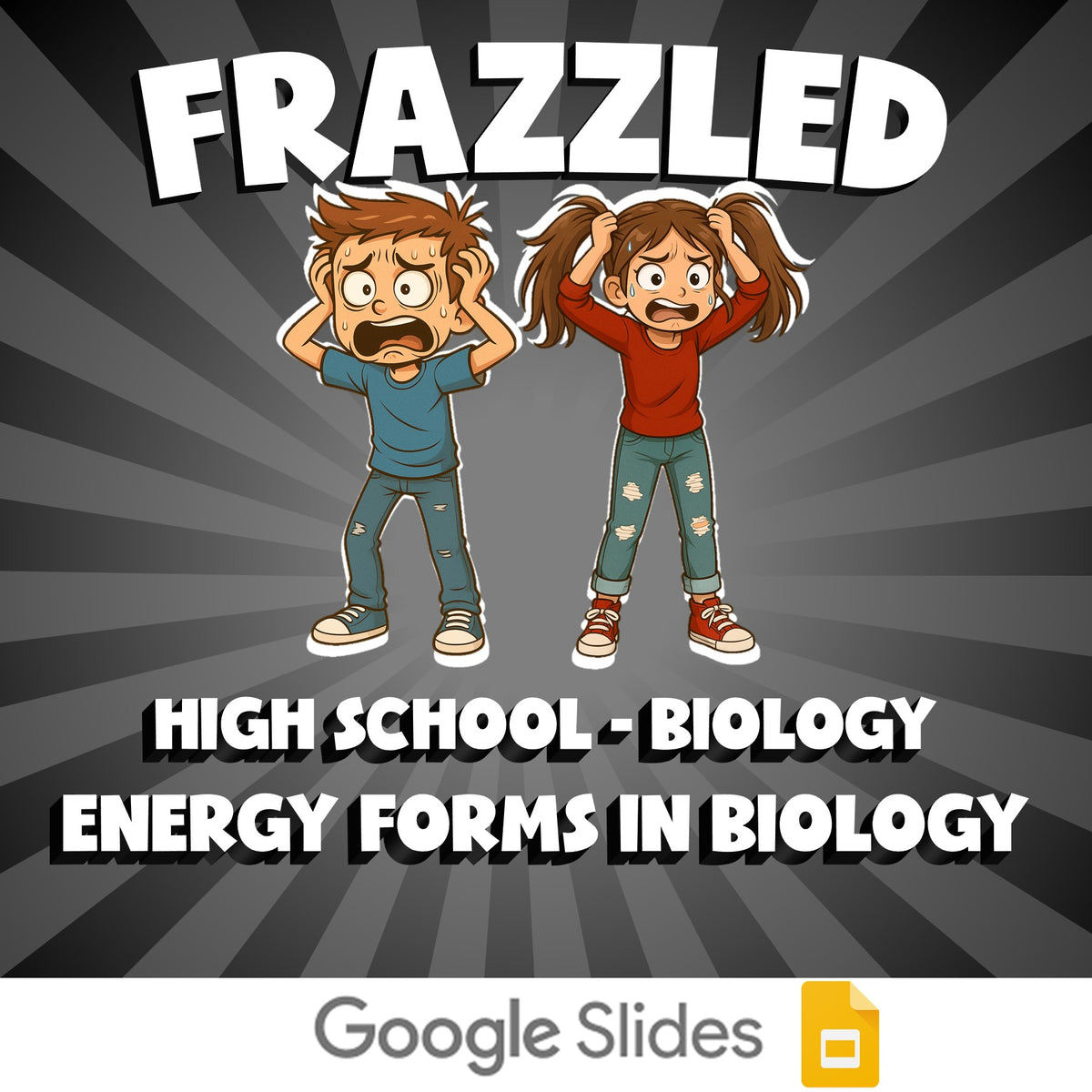 Energy Forms in Biology FRAZZLED Science Game - No Prep Biology Review Activity