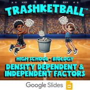 Density Dependent & Independent Factors TRASHKETBALL Science Game - Biology