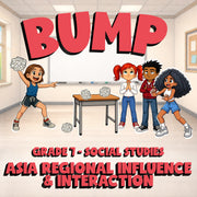 Asia Regional Influence & Interaction BUMP Socials Game - No Prep Grade 7 Review