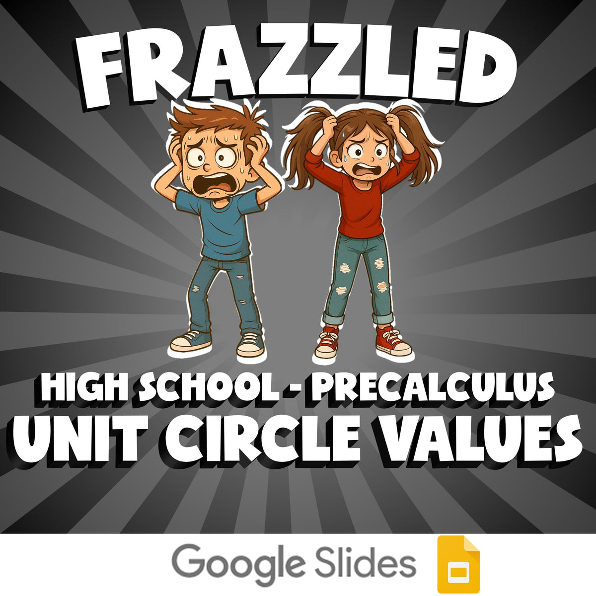 Unit Circle Values FRAZZLED Math Game - No Prep PreCalculus Review Activity